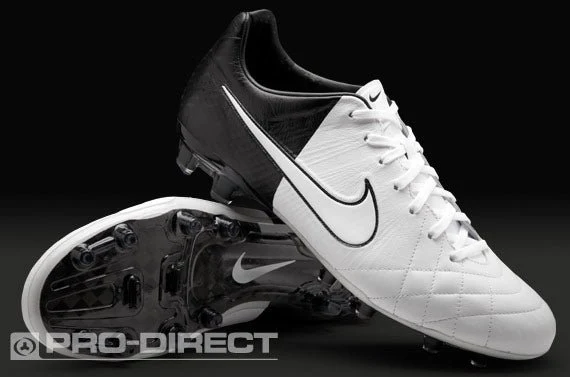 Nike Tiempo Legend IV Elite FG Boots - Wht/Blk - White-White