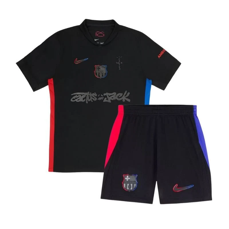 FC Barcelona X Travis Scott 24/25 Away Kids