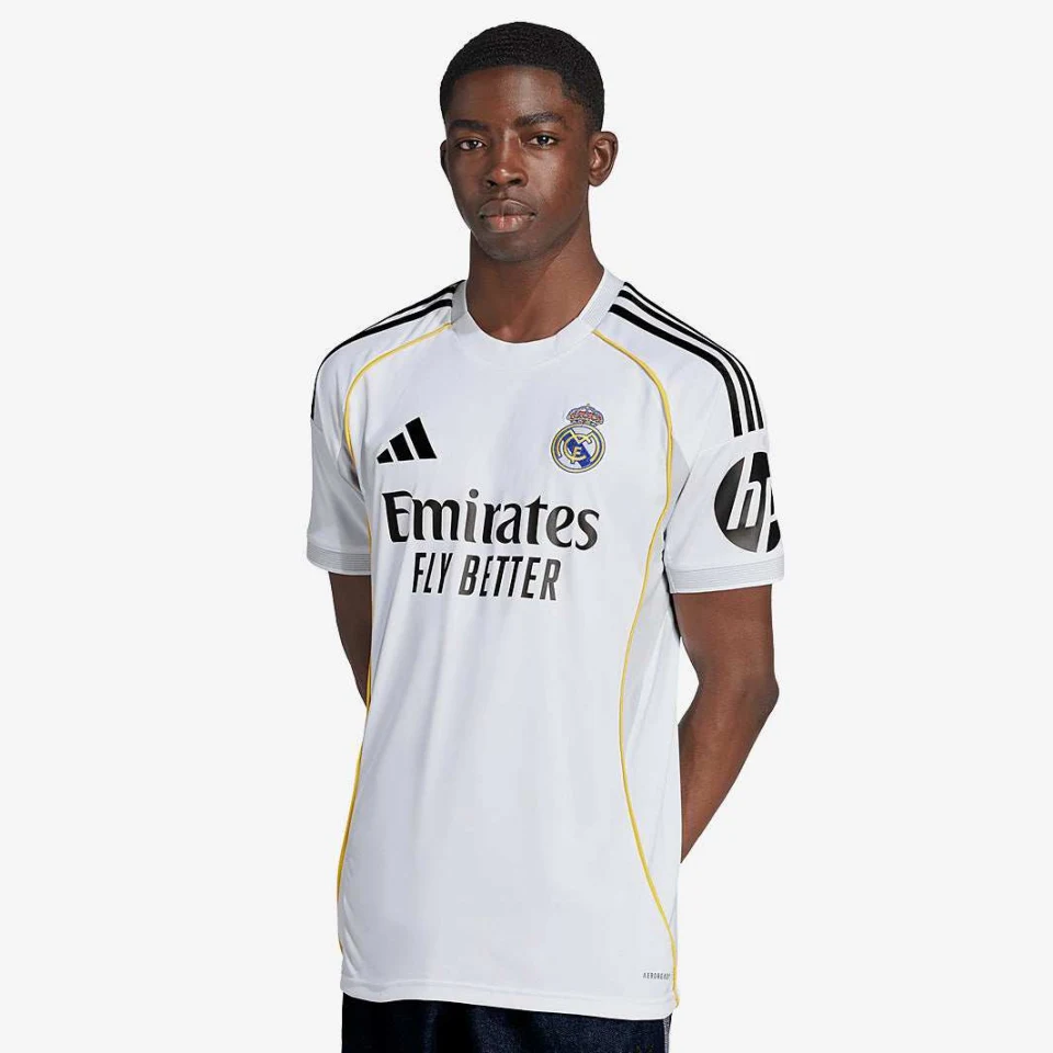 adidas Real Madrid 25/26 Home Shirt - Fan version 