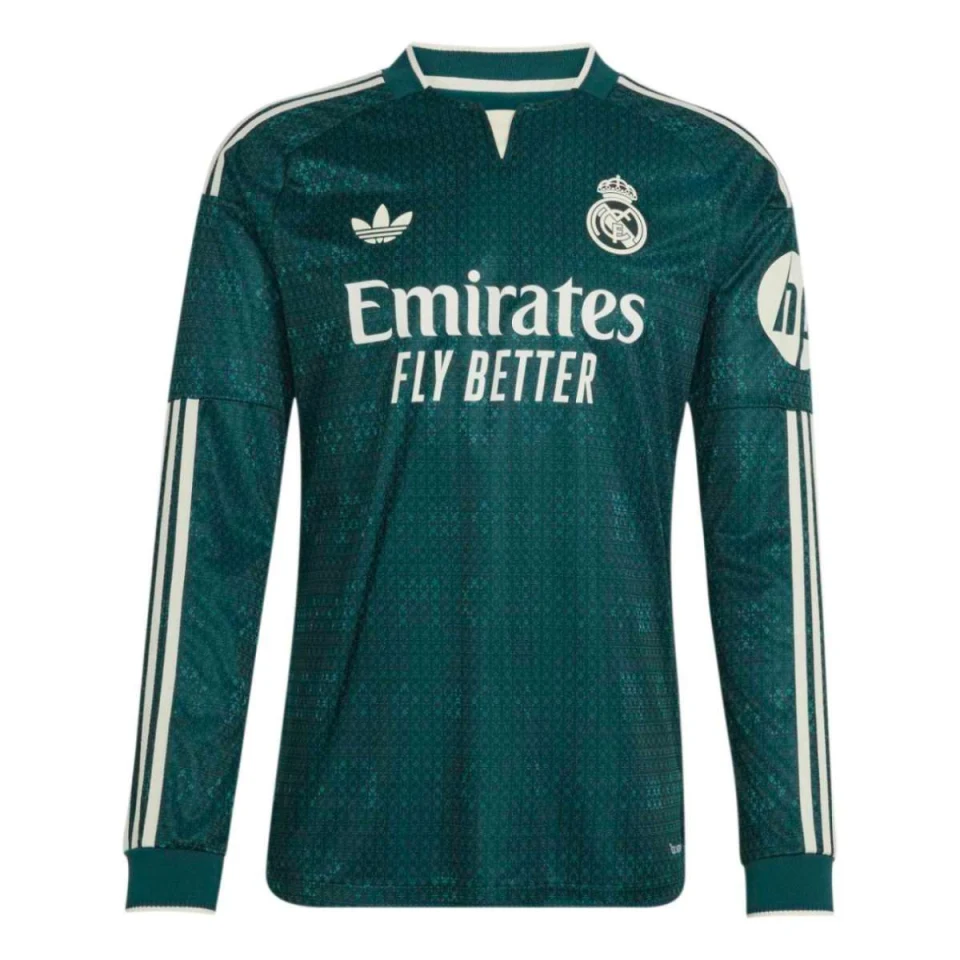 adidas Real Madrid 26/27 LS Away Shirt - Player Version